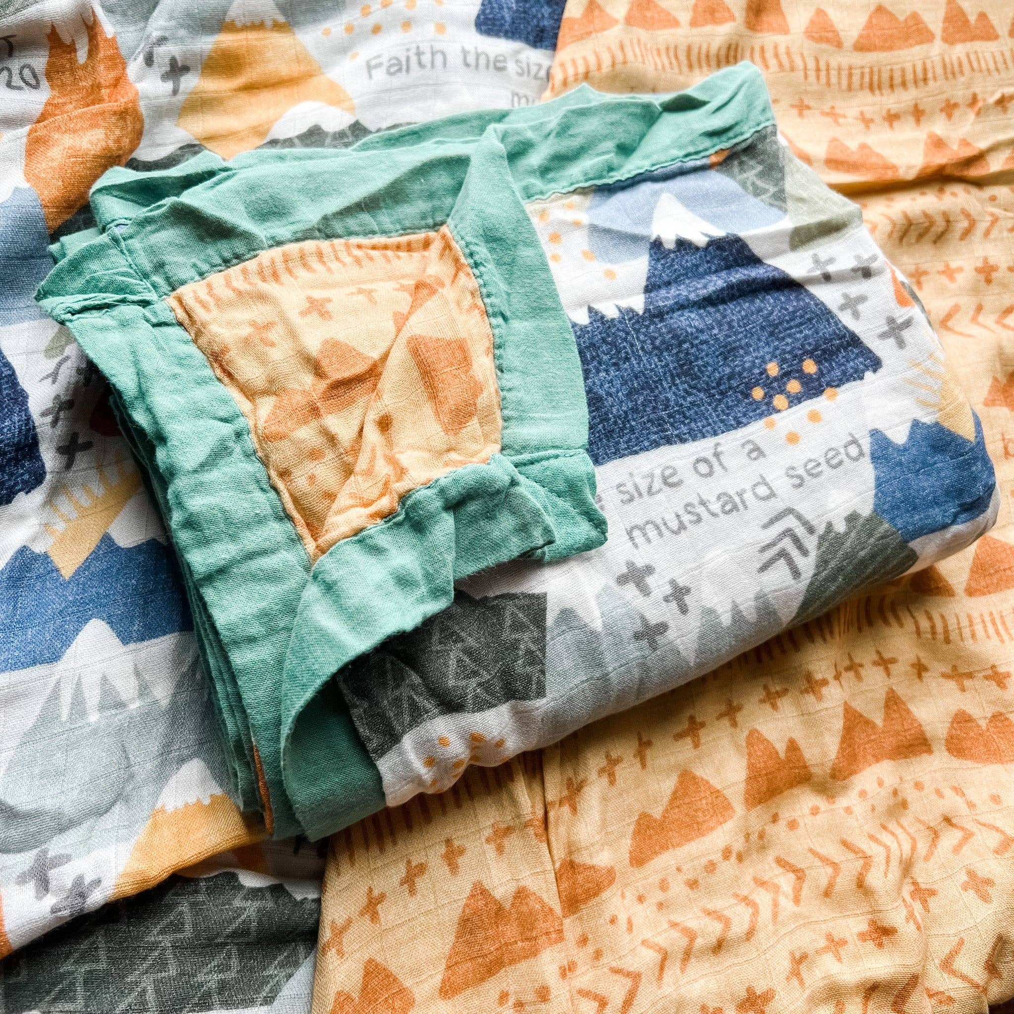 Scripture sales muslin blanket
